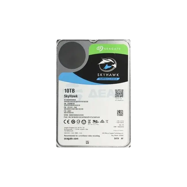 Disco duro Seagate Skyhawk ST10000VX0004 10 TB SATA III 5900RPM Especial Uso Continuo 24/7