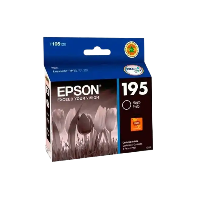 CARTUCHO DE TINTA T195120-AL T195 NEGRO EPSON-3