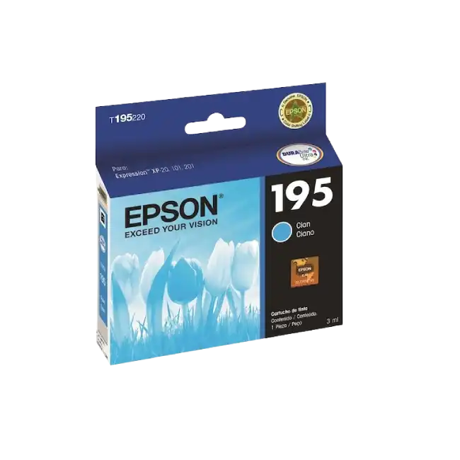CARTUCHO DE TINTA T195220-AL T195 CIAN EPSON