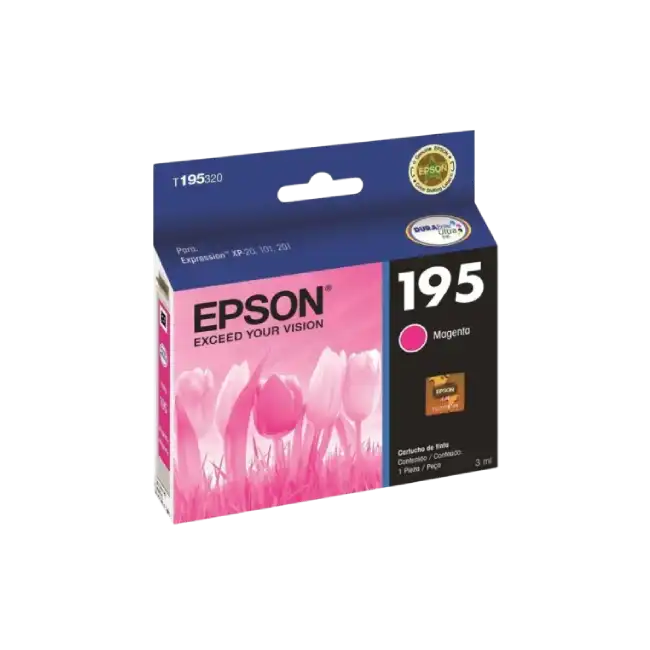 CARTUCHO DE TINTA T195320-AL T195 MAGENTA EPSON-4