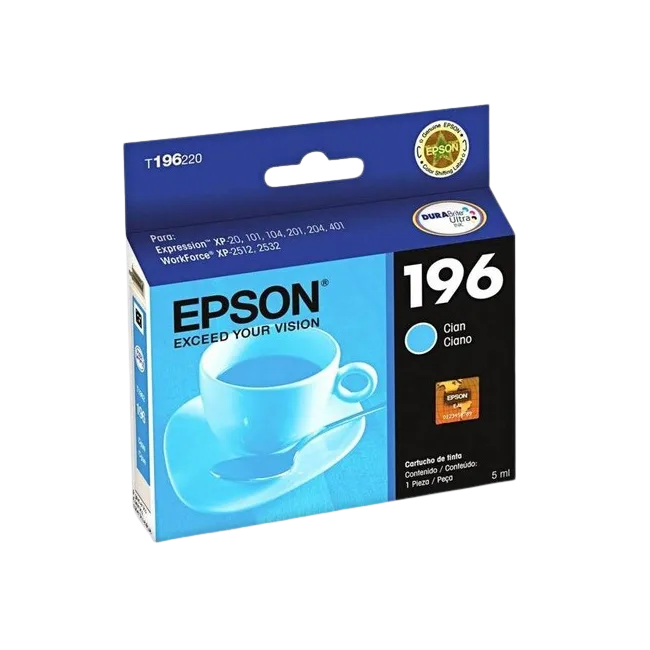 CARTUCHO DE TINTA T196220-AL T196 CIAN EPSON-2