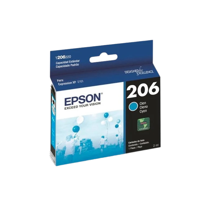 206 Cyan Ink Cartridge - Xpression XP-2101-1