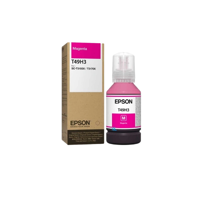 EPSON T49H MAGENTA INK BOTTLE 140ML FOR T3170X-1