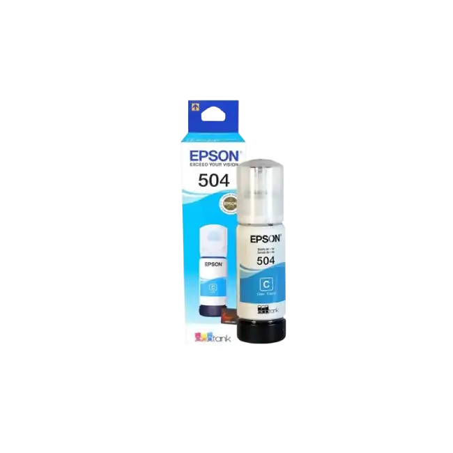 Epson T504 - 70ml - Cyan-2