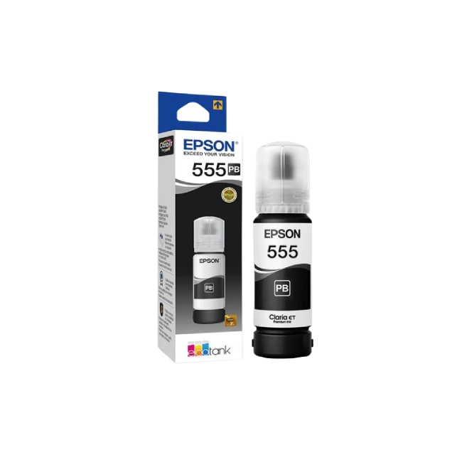 Epson T555 - 70ml - Pigment Black Ink-2