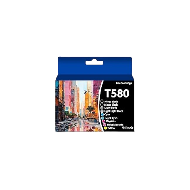 Epson T580, 80 ml Matte Black UltraChrome K3 Ink Cartridge-1