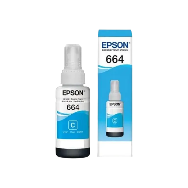 TINTA PARA IMPRESORA T664220-AL L200 COLOR CIAN EPSON