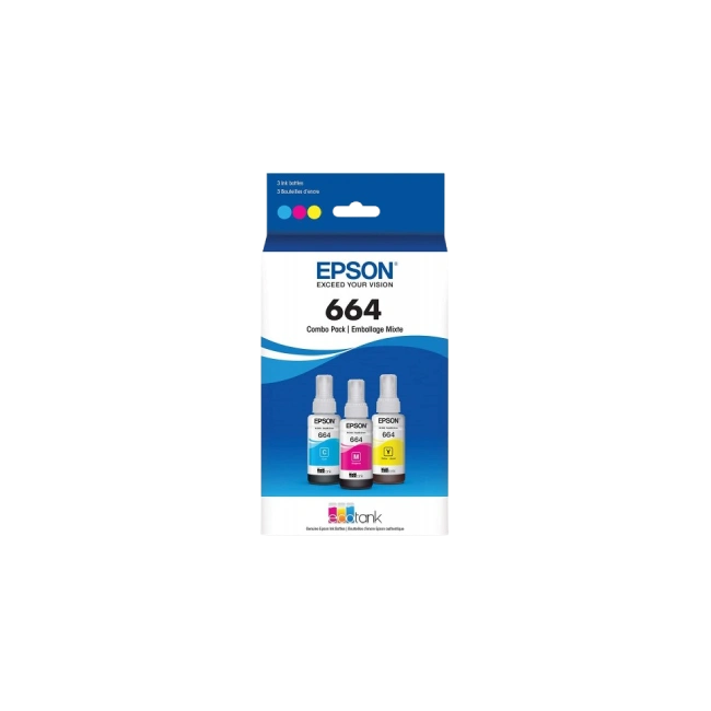 Epson T664 - 3 Pack Color CMY