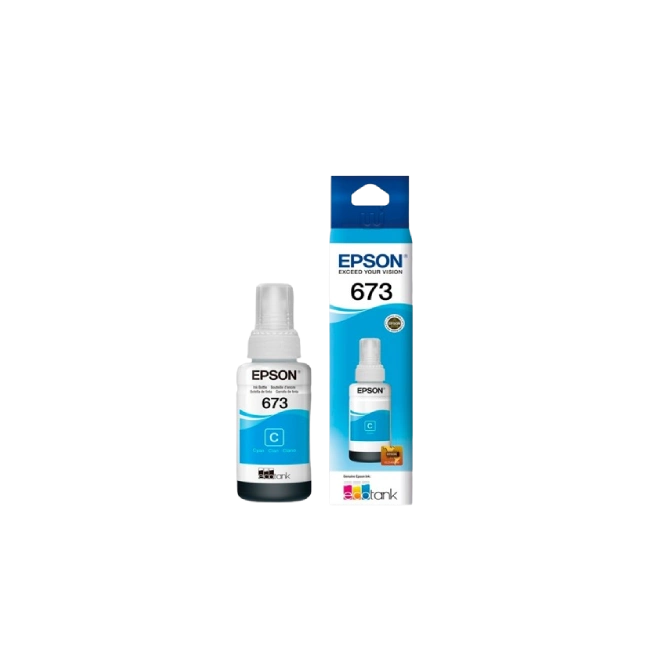 Tinta para Impresora Epson T673220-AL L800 Color Cyan-1