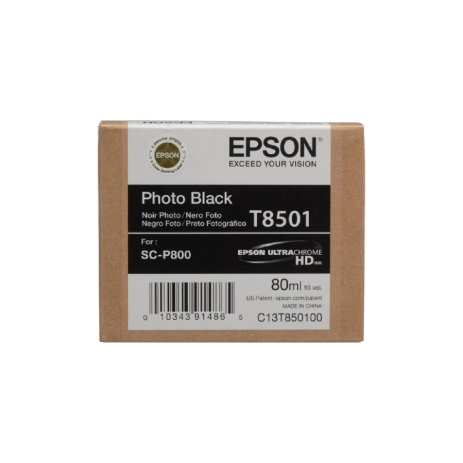 Epson T850, UltraChrome Photo Black Ink Cartridge-2