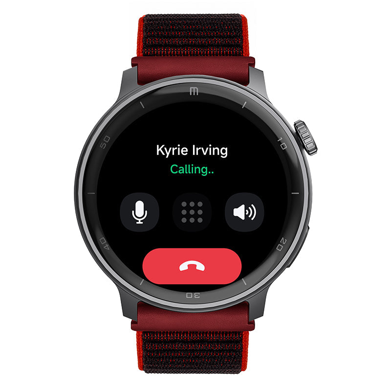 Reloj T8 Negro + Pulsera velcro negro rojo-1