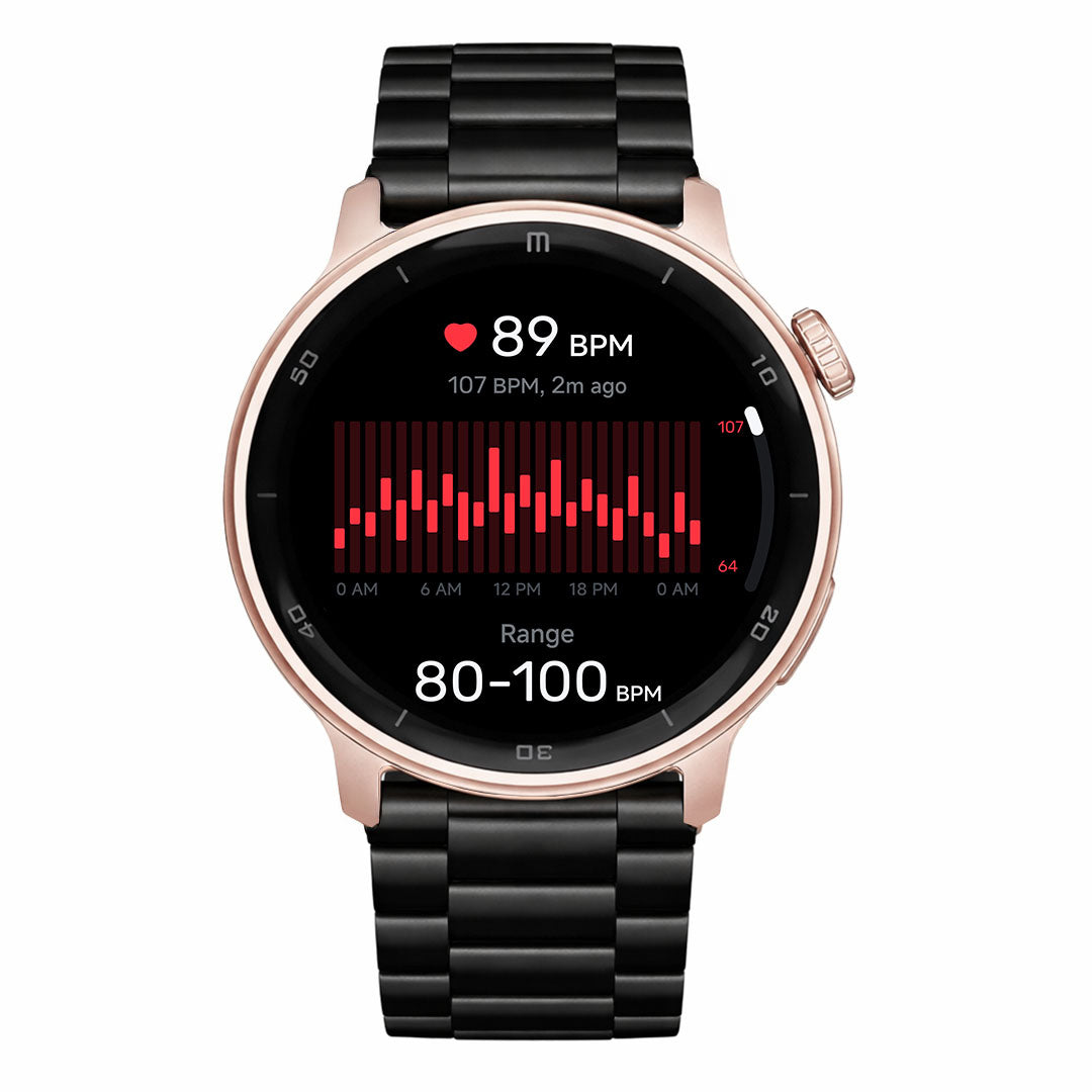 RELOJ T8 ROSA + PULSERA INOX X2-1
