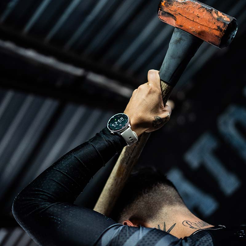 RELOJ T8 GRIS + PULSERA SILICÓN ROJO LADRILLO-11