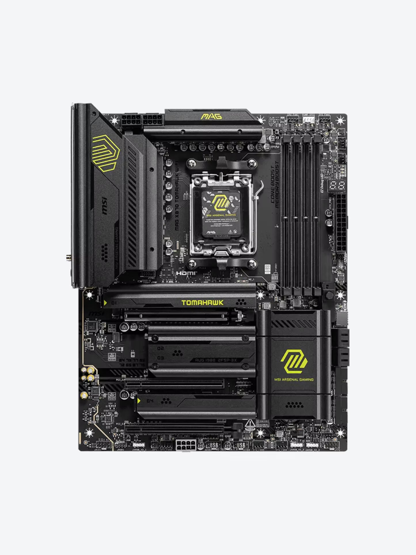 TARJETA MADRE MSI MAG X870 TOMAHAWK WIFI DDR5 AM5 911-7E51-001