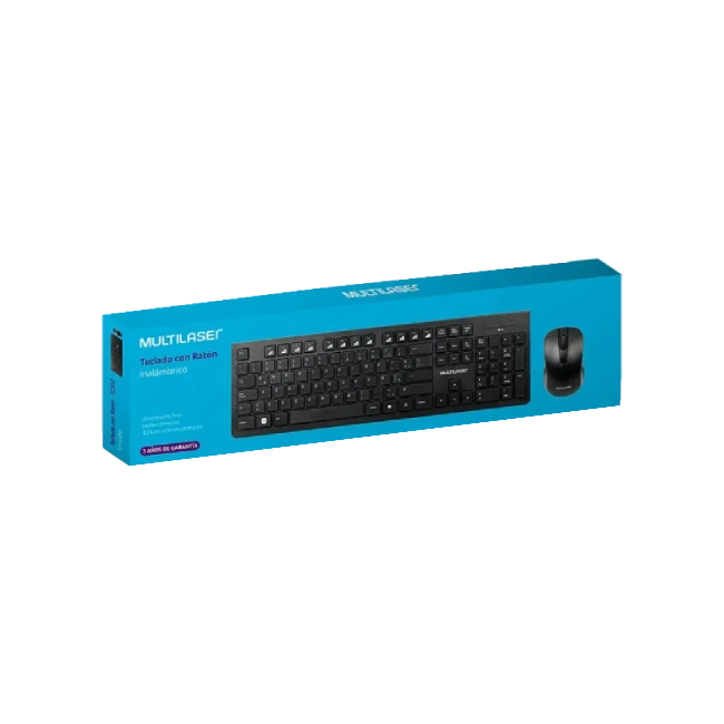 COMBO TECLADO MULTIMEDIA Y MOUSE WIRELESS USB-6