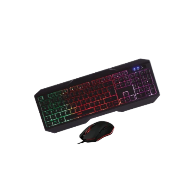 COMBO TECLADO  MOUSE GAMER 2400 DPI ILUMINACION  LED -TC505-1