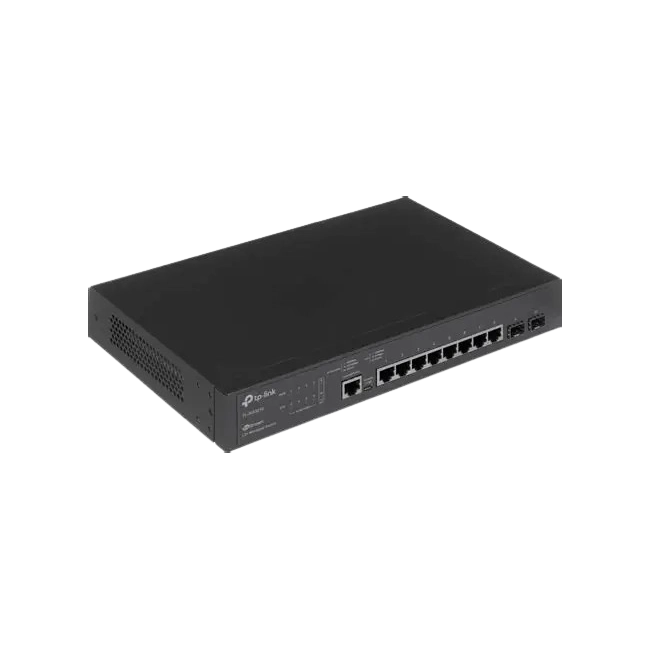 Switch TP-Link TL-SG3210 Administrable L2 de 8 Puertos Gigabit con 2 Ranuras SFP JetStream-2