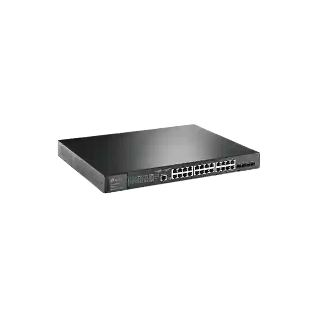 Switch TP-Link TL-SG3428  Administrable L2 de 24 Puertos Gigabit con 2 Ranuras SFP JetStream