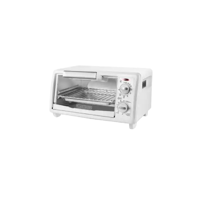 Horno Tostador Black+Decker TO1342W 4 Rodajas Color Blanco