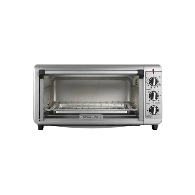 Horno Tostador Black+Decker TO3260XSBD 1500 Watts Capacidad 6 Rebanadas Sistema de Conveccion