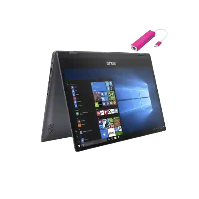 Laptop Asus Vivobook Flip 2 en 1 TP412 Core i3-8145U 2.1GHz 128GB SSD 4GB RAM 14" 1920x1080 TOUCHSCREEN WIN 10 SEMINUEVA