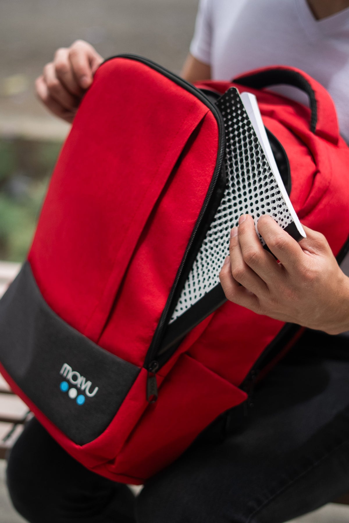 Mochila U2 Roja-20