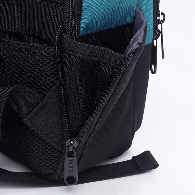 Mochila U2 Celeste Negro-17