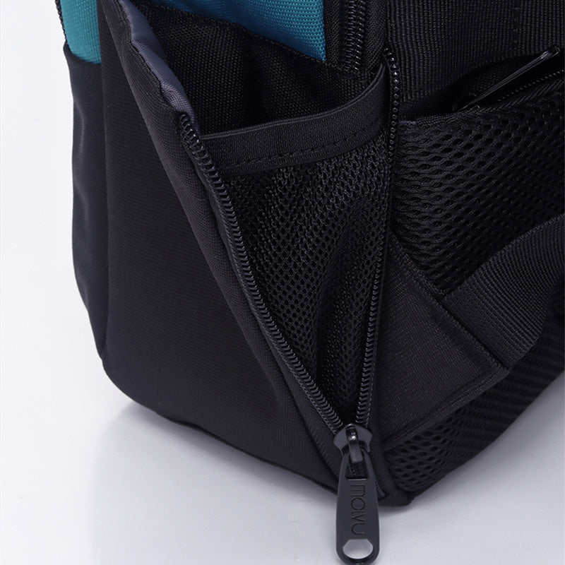 Mochila U2 Celeste Negro-18