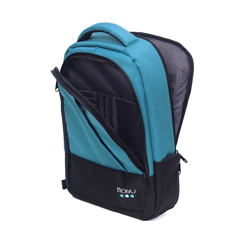 Mochila U2 Celeste Negro-15