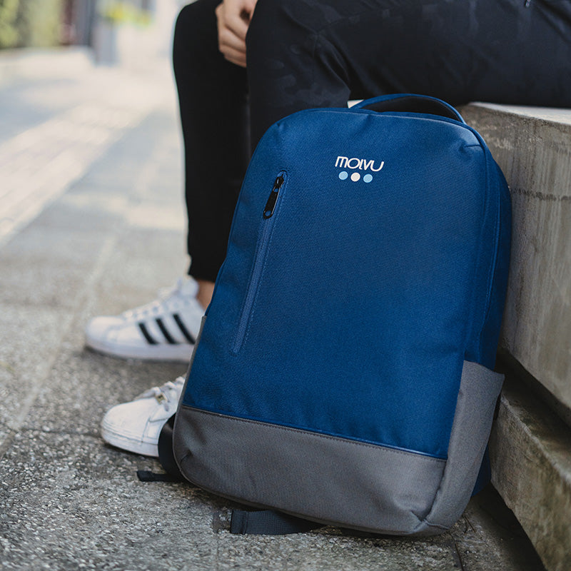 Mochila U4 Azul Gris-19