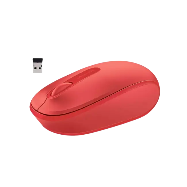 MOUSE 1850 INALAMBRICO COLOR ROJO MICROSOFT-2