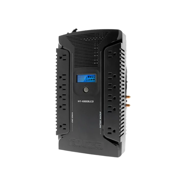 Forza HT Series HT-1000LCD - UPS - CA 120 V - 600 vatios - 1000 VA 9 Ah - conectores de salida: 12-2