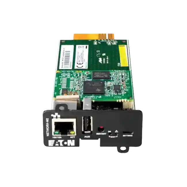 Eaton Cybersecure Gigabit NETWORK-M2 Card for UPS and PDU, UL 2900-1 and IEC 62443-4-2 Certified - Adaptador de administración remota - Gigabit Ethernet x 1 - para 5P 1500 RACKMOUNT-3