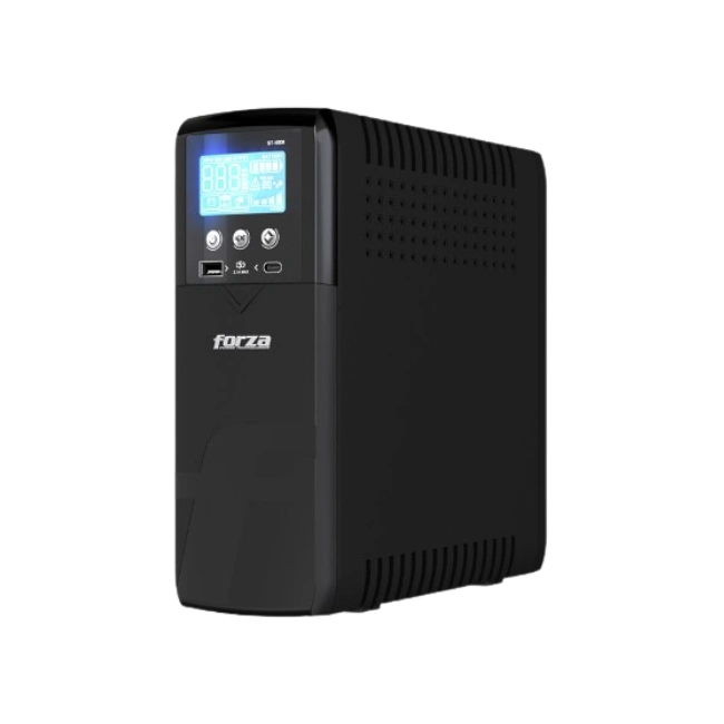 Forza - UPS - Line interactive - 600 Watt - 1000 VA - AC 110/120 V - 10-NEMA USB 1A/1C-2