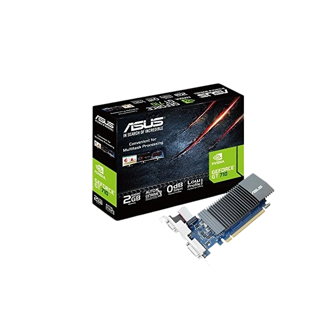 ASUS - GT710-SL-2GD5-BRK-EVO - PCI Express 2.0 - NVIDIA GeForce GT 710 - GDDR5 SDRAM