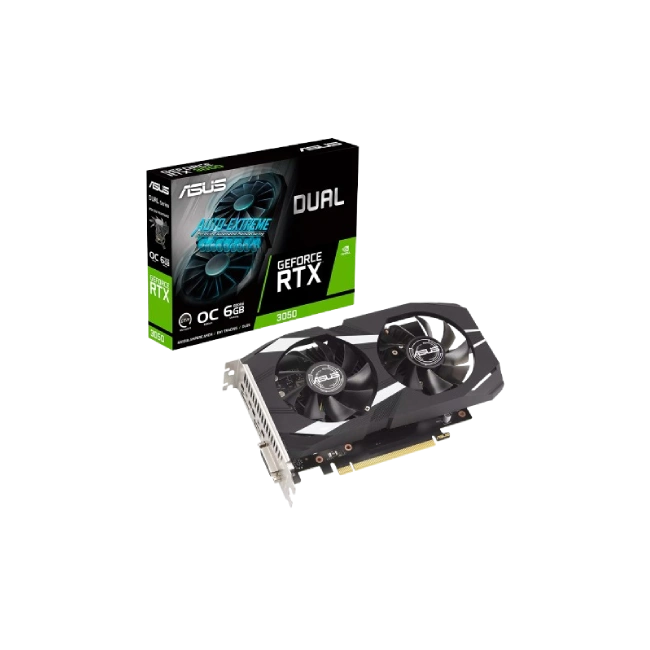 ASUS - DUAL-RTX3050-O6G - PCI Express 4.0 - NVIDIA - NVIDIA GeForce RTX 3050