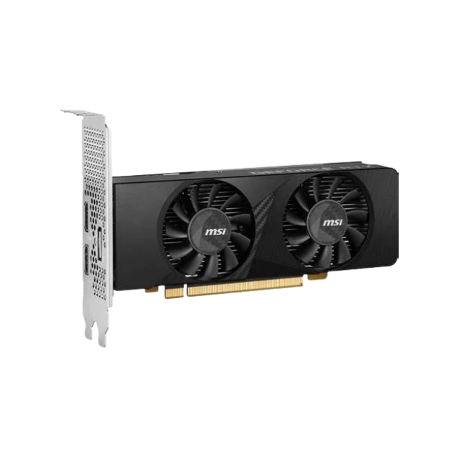 MSI - GeForce RTX 3050 LP 6G OC - PCI Express 3.0 x16 (x4 mode) - NVIDIA - NVIDIA GeForce RTX 3050 - GDDR6 SDRAM - DisplayPort / HDMI-4