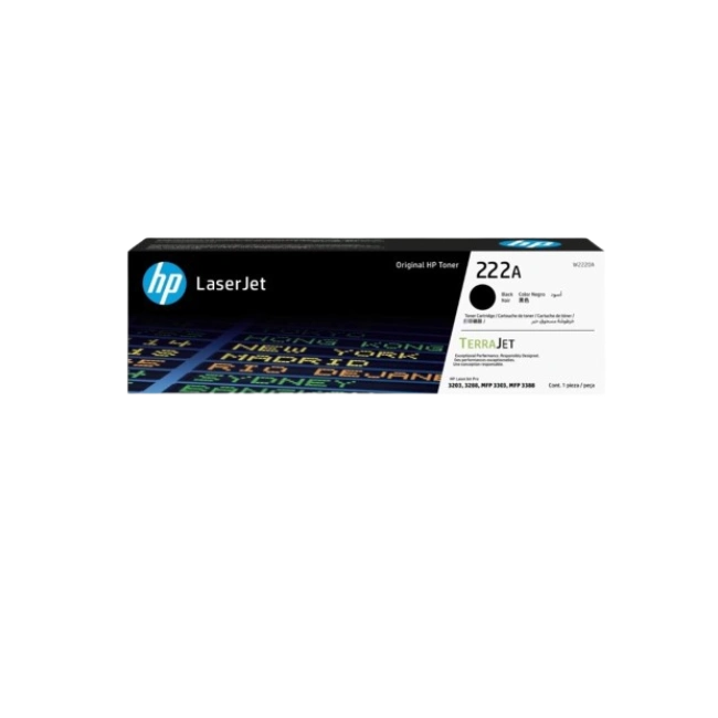 HP 222A BLK LJ Toner Cartridge