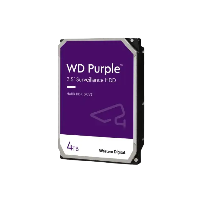 Disco Duro WD WD40PURZ Purple 4TB Surveillance 64MB IntelliPower-3