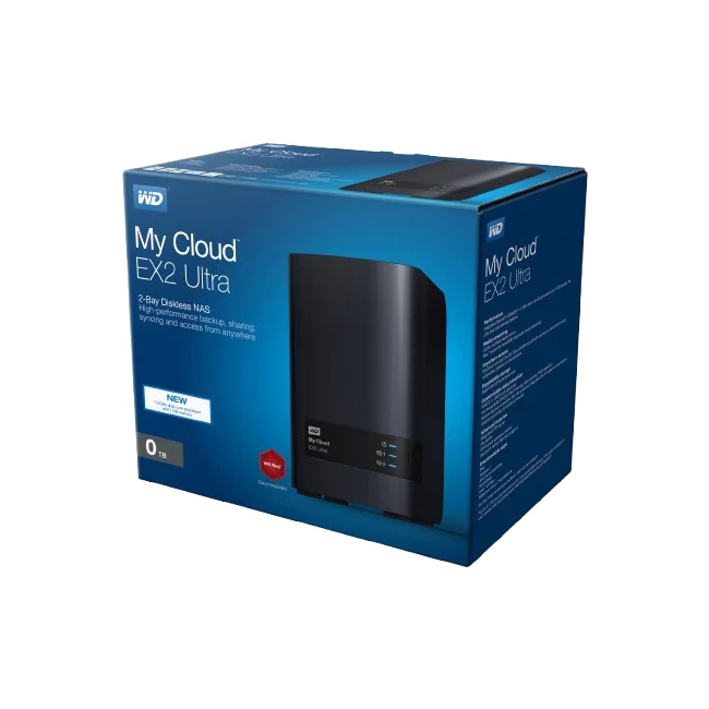 NAS ALMACENAMIENTO EN LA NUBE EX2 2 COMPARTIMENTOS WD-1