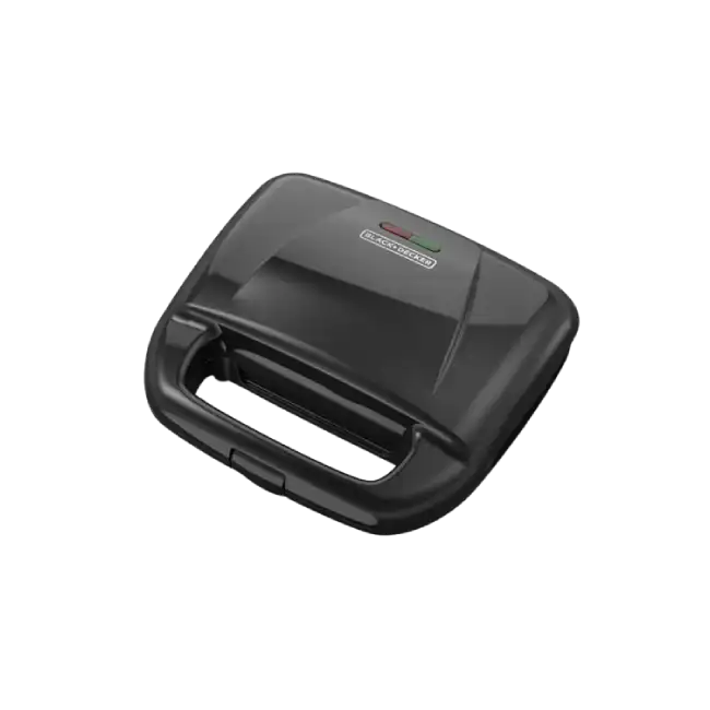 Waflera Black+Decker WM120B 2 Porciones Color Negro