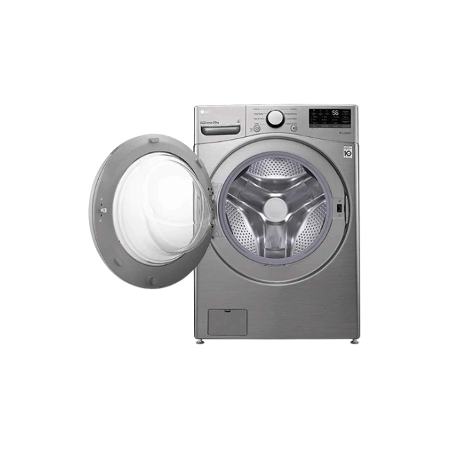 Lavadora Carga Frontal LG WM20VV26W 20 Kg Color Plateado-8