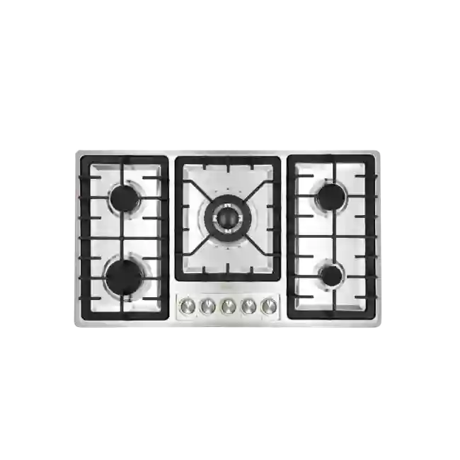 Cooktop Whirlpool 30" Gas 5 Quemadores Encendido Electronico Acero Inoxidable Hierro Fundido-4