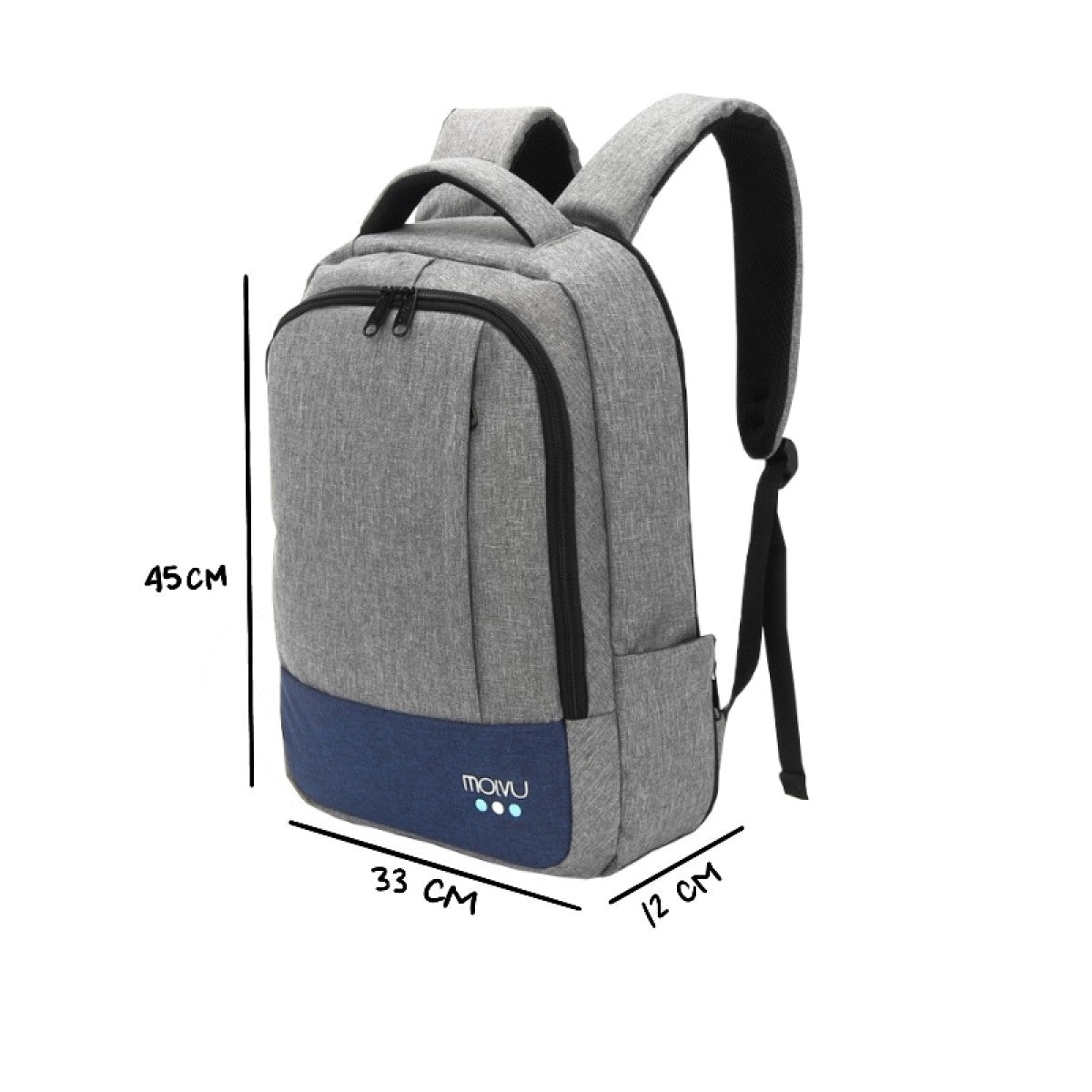 Mochila U2 Negro Verde-16