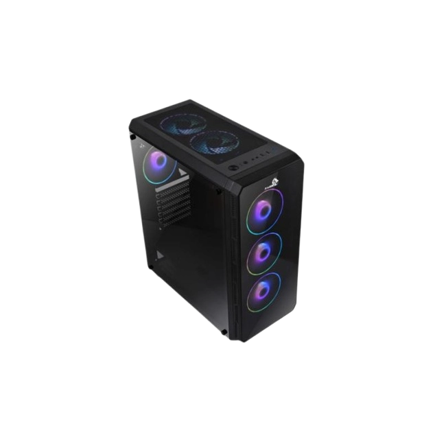 Case Gamer X-Lion HD-730 Temperado Front Y Temperado Lateral +3 Fans Front Panel-4