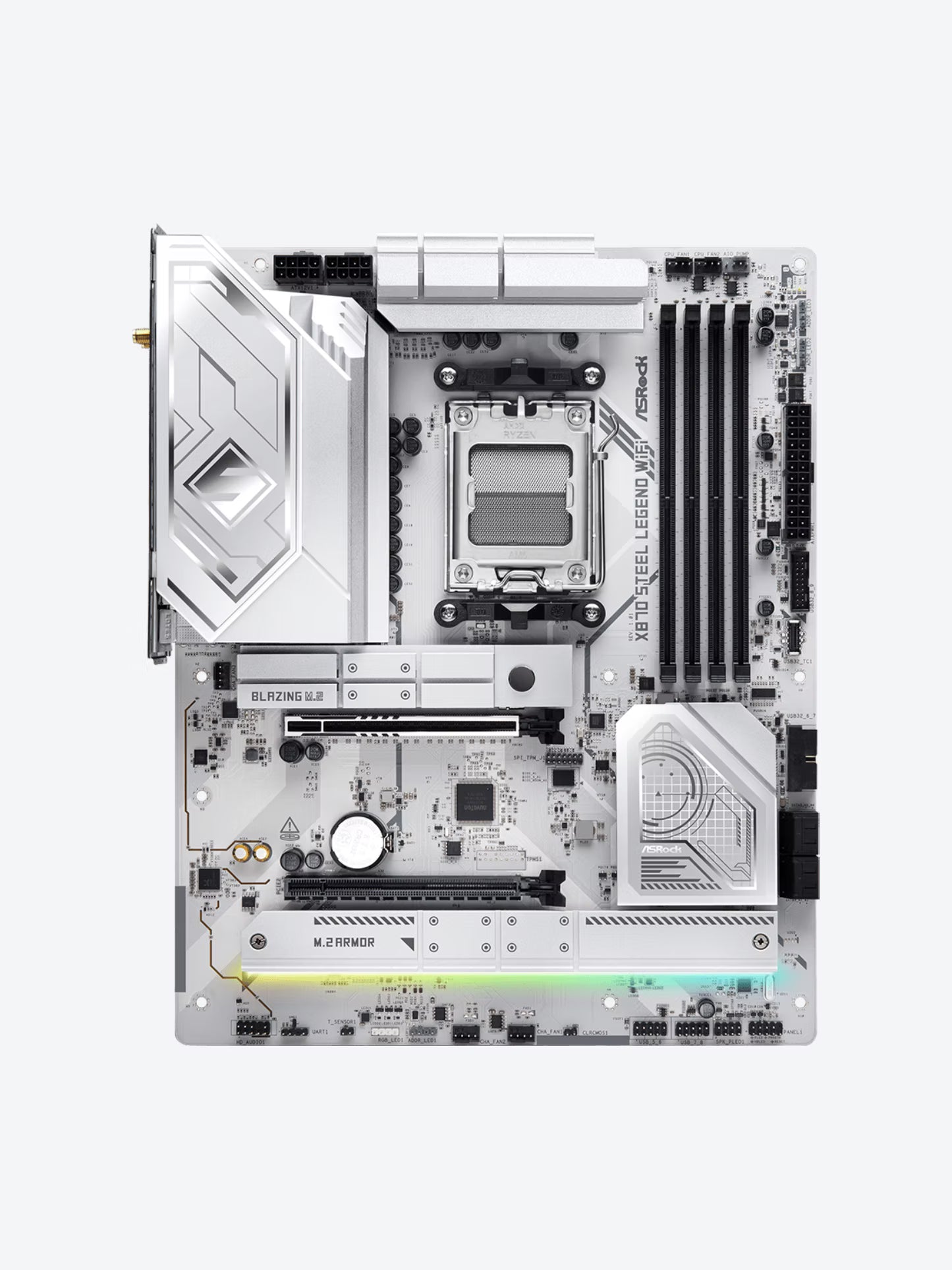 TARJETA MADRE ASROCK X870 STEEL LEGEND WIFI AM5 ATX DDR5