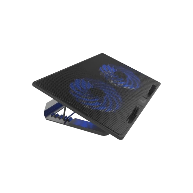 Base con Ventilador Para Laptop Xtech XTA-155 15.6" Luz Led Azul-1