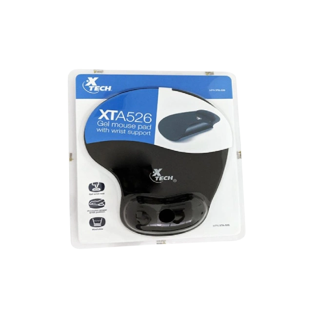 MOUSE PAD XTA-526 CON ALMOHADILLA COLOR NEGRO XTECH
