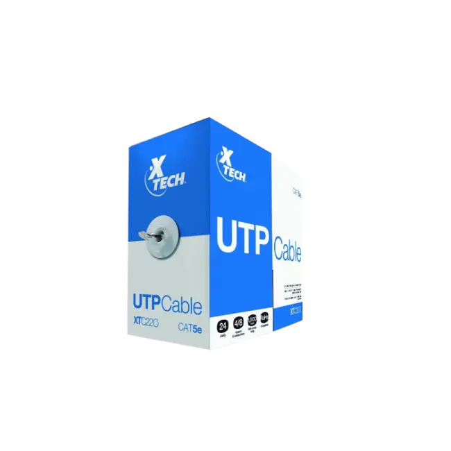 CABLE UTP XTC-220 CATEGORIA 5E METRO XTECH-2