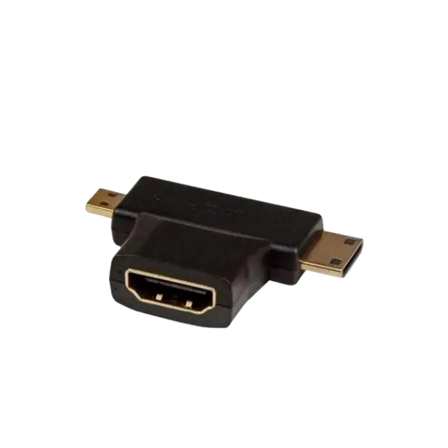 ADAPTADOR XTC-355 HDMI HEMBRA A MICRO / MINI HDMI MACHO XTECH